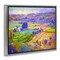 Stupell Industries Classic Farm Purple Accents Framed Floater Canvas Wall Art Design by Dorothy Fagan